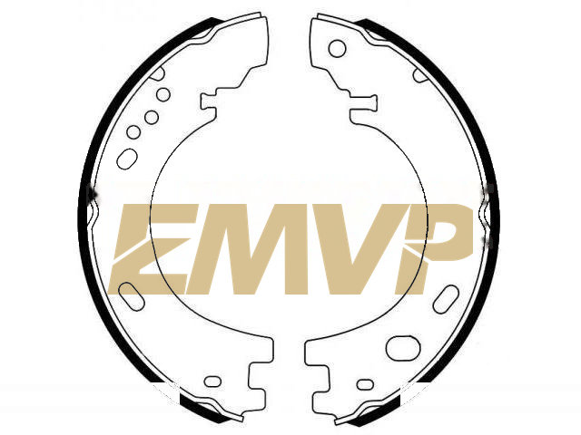 TY2526 Brake Shoe Set