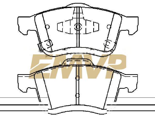 TY8854 Brake Pad Set