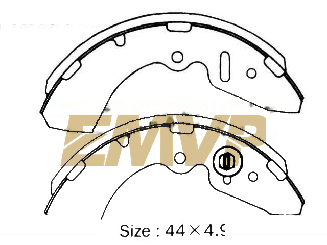TY1214 Brake Shoe Set