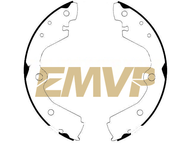 TY4540 Brake Shoe Set