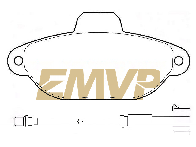 TY7570 Brake Pad Set