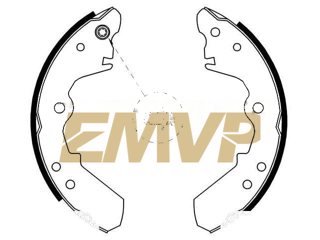 TY1393 Brake Shoe Set