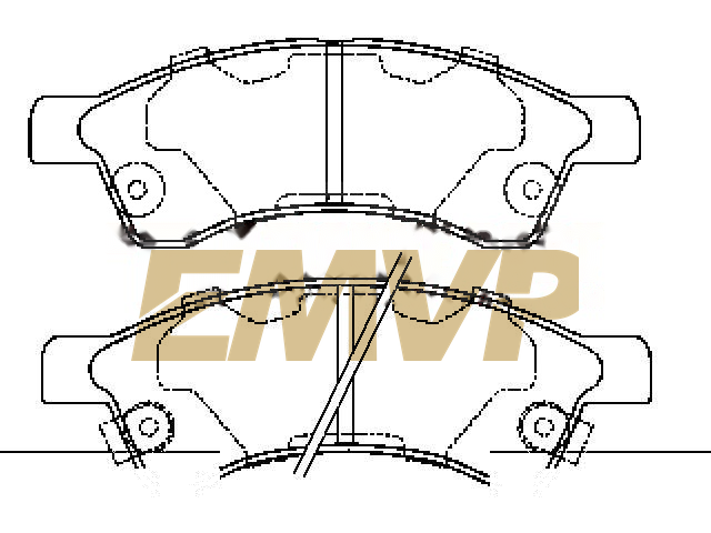 TY0188 Brake Pad Set