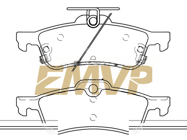 TY3746 Brake Pad Set