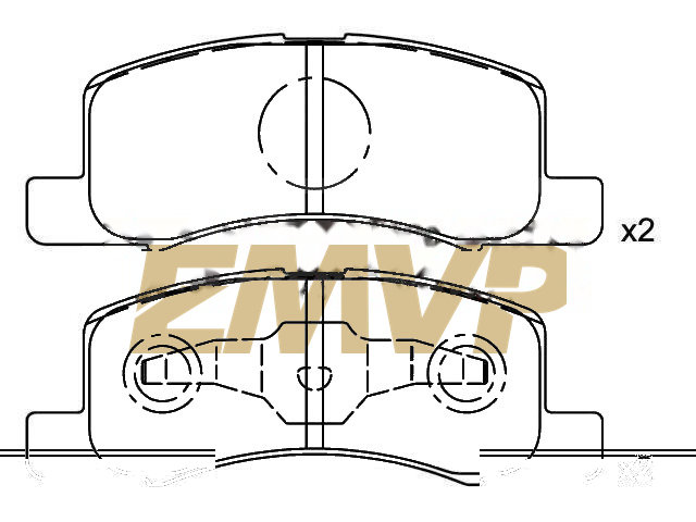 TY0918 Brake Pad Set