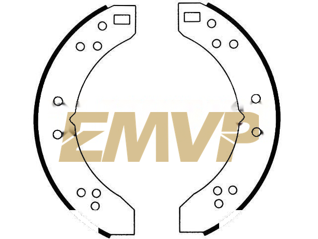 TY6089 Brake Shoe Set