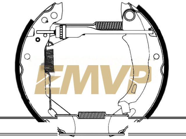 TY9683 Brake Shoe Set