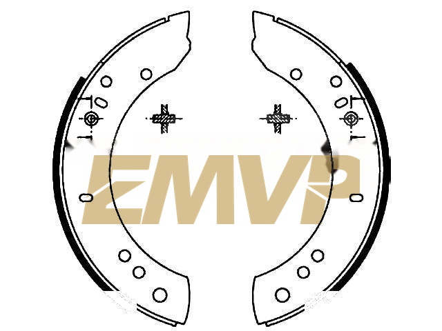TY4164 Brake Shoe Set