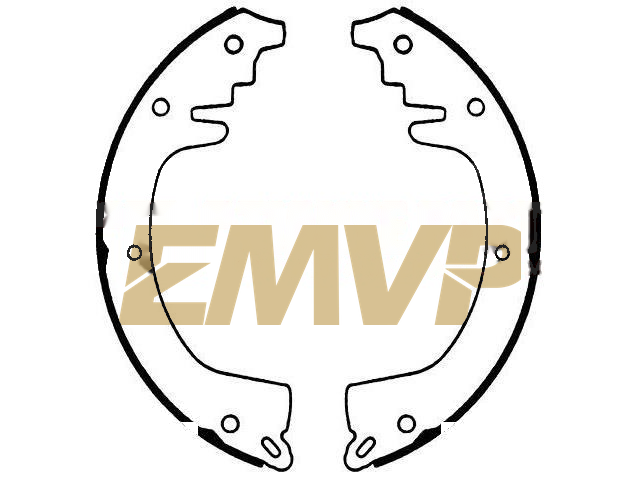 TY6016 Brake Shoe Set