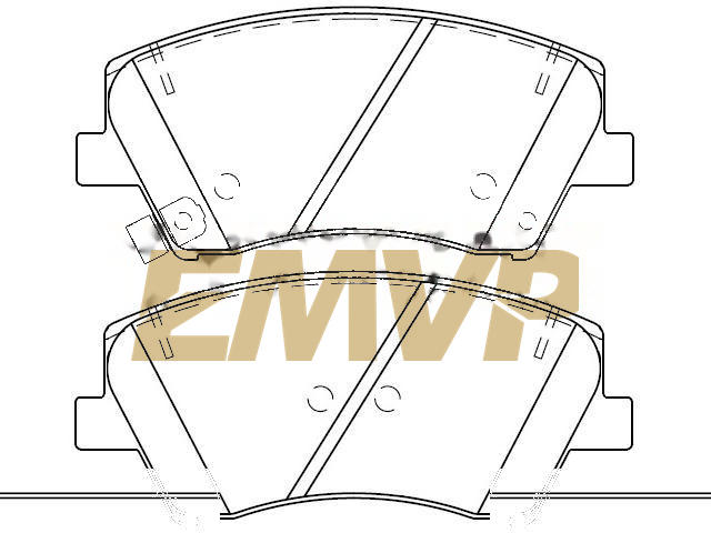 TY0619 Brake Pad Set