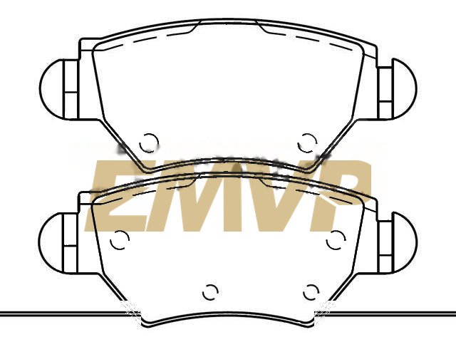 TY6188 Brake Pad Set