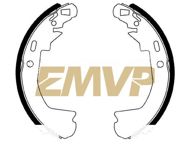 TY6525 Brake Shoe Set