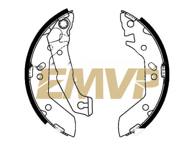 TY6041 Brake Shoe Set