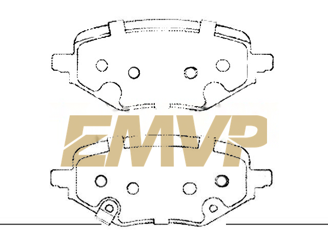 TY5782 Brake Pad Set