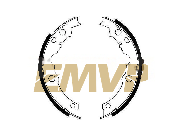 TY1539 Brake Shoe Set