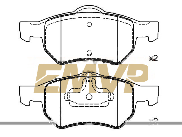 TY8420 Brake Pad Set