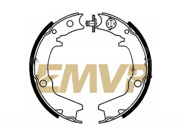 TY6127 Brake Shoe Set