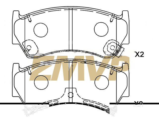 TY4063 Brake Pad Set
