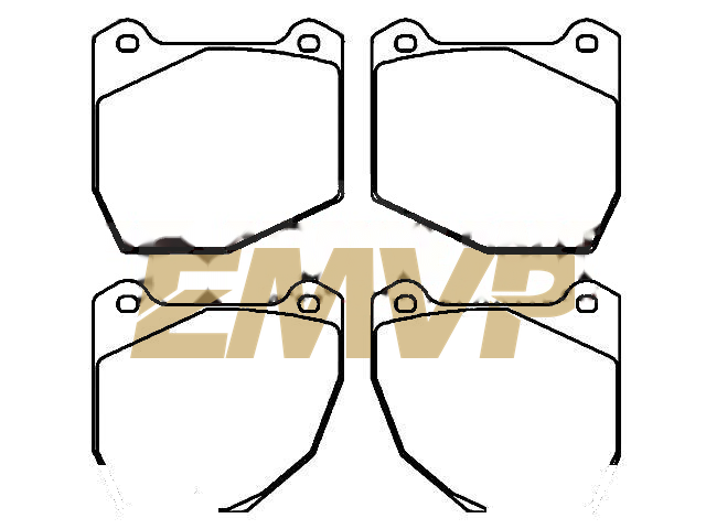 TY6268 Brake Pad Set