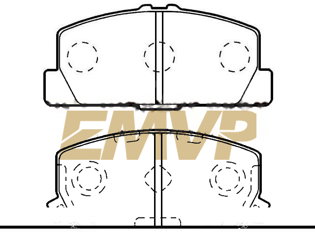 TY1627 Brake Pad Set