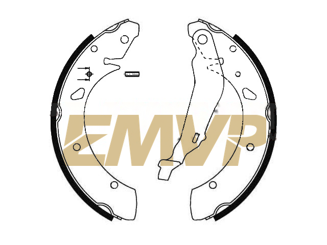 TY0696 Brake Shoe Set
