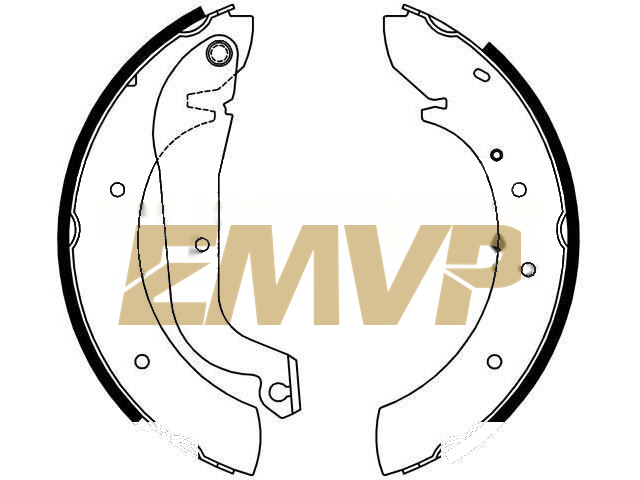 TY5872 Brake Shoe Set