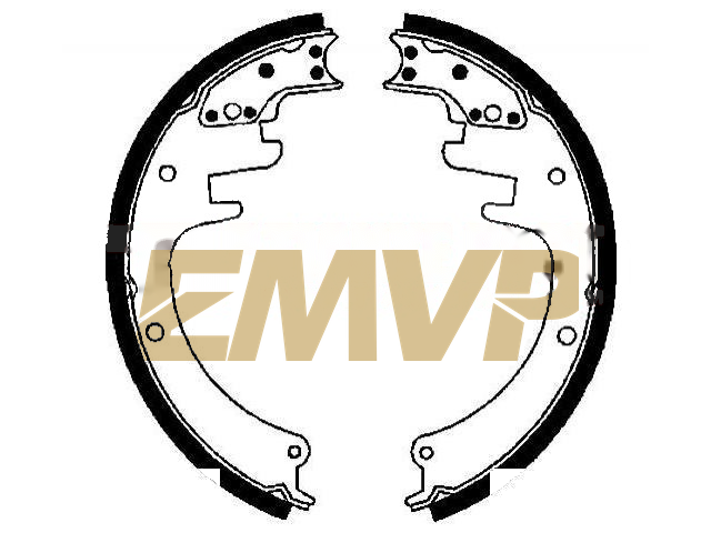 TY3862 Brake Shoe Set