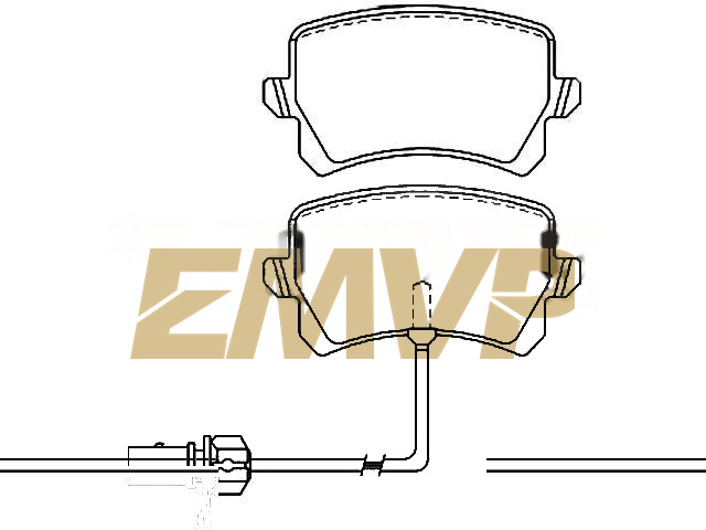 TY8969 Brake Pad Set