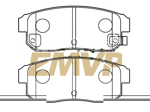 TY0167 Brake Pad Set