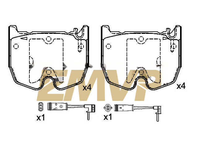 TY0828 Brake Pad Set