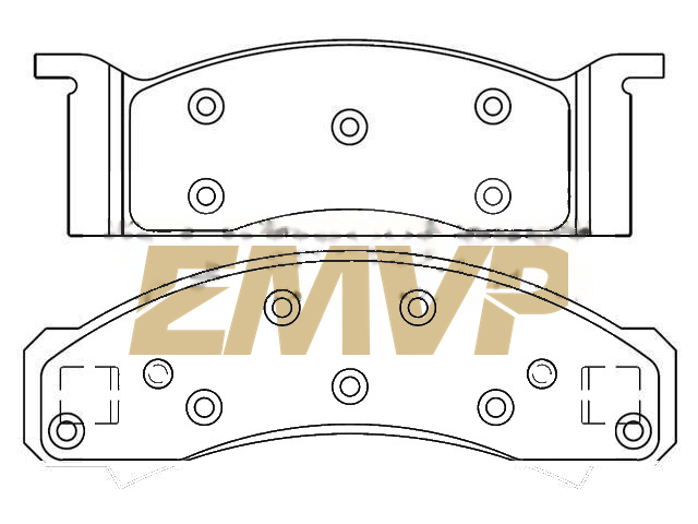 TY2997 Brake Pad Set