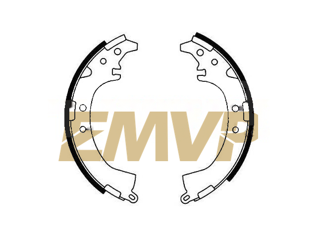 TY7070 Brake Shoe Set
