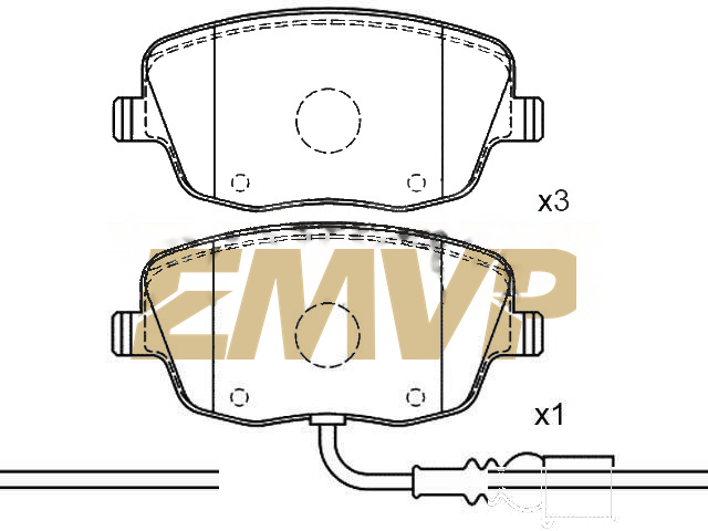 TY5245 Brake Pad Set