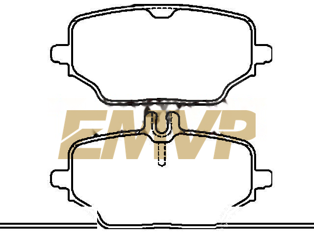 TY7475 Brake Pad Set