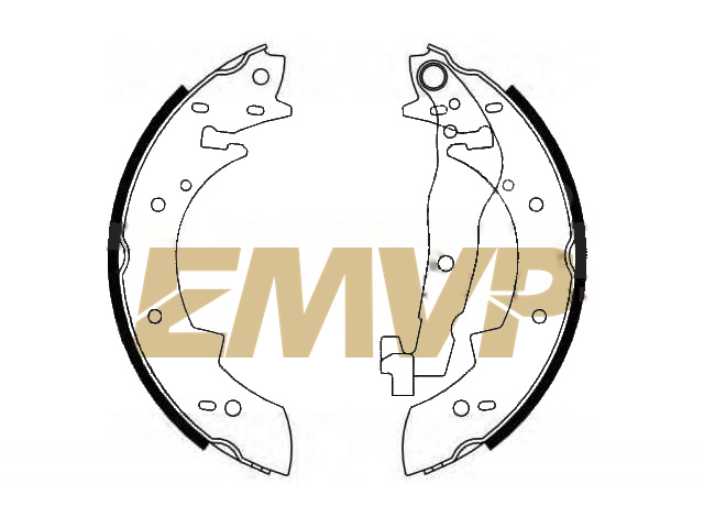 TY4029 Brake Shoe Set