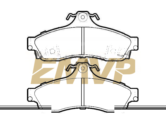 TY6426 Brake Pad Set