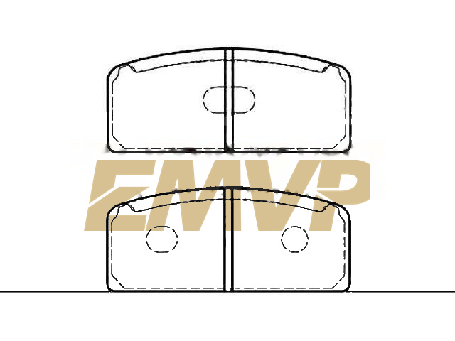 TY6828 Brake Pad Set