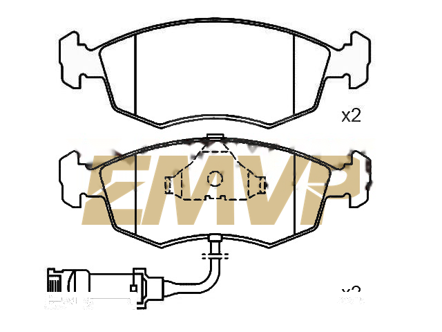TY1824 Brake Pad Set