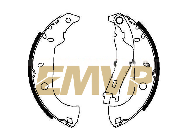 TY6038 Brake Shoe Set
