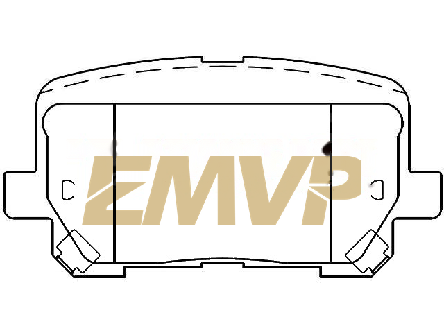 TY4549 Brake Pad Set