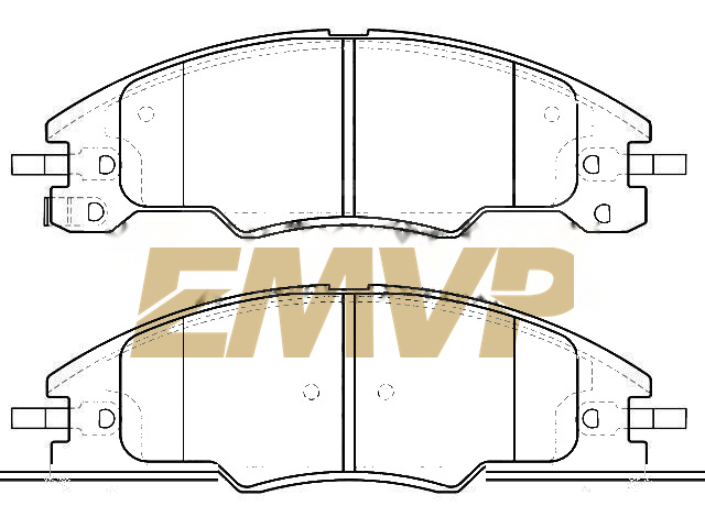 TY4186 Brake Pad Set