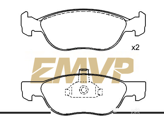 TY2758 Brake Pad Set