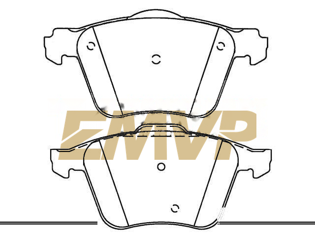 TY5554 Brake Pad Set