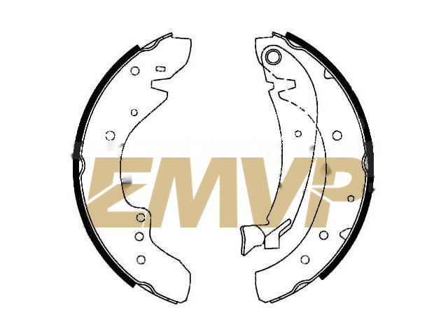TY7290 Brake Shoe Set