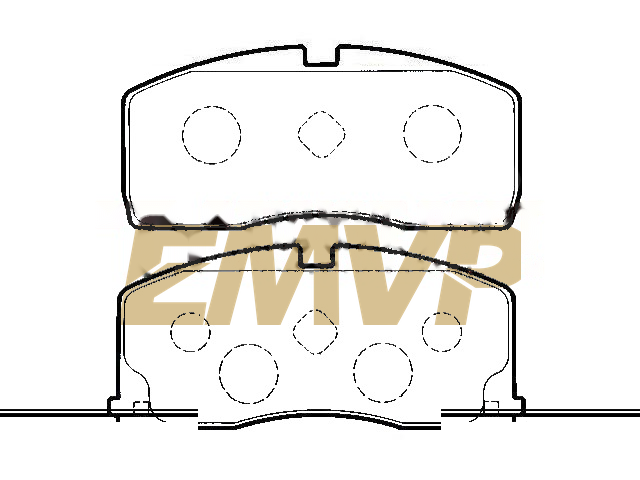 TY9308 Brake Pad Set