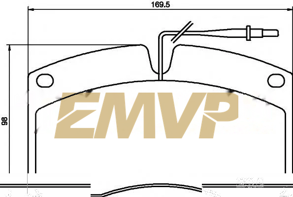 TY5830 Brake Pad for CV & Heavy Duty WVA 29072