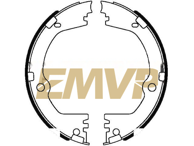 TY9888 Brake Shoe Set
