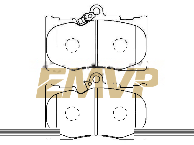 TY9742 Brake Pad Set