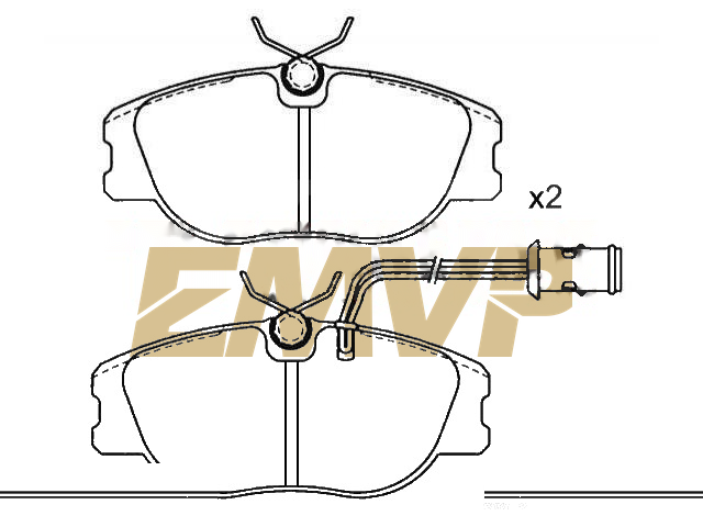 TY4740 Brake Pad Set