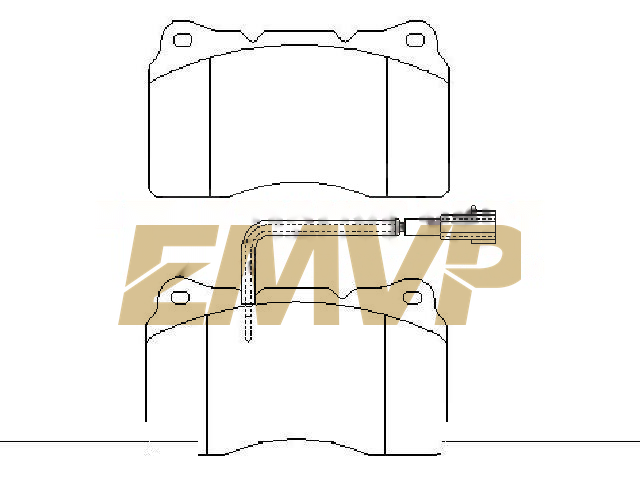 TY2034 Brake Pad Set